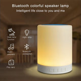 Personalized Multifunctional Wireless Bluetooth Touch Table Lamp Rechargeable Portable Speaker & Ultrathin Multi Card Holder with PU Leather (Nationwide Delivery)