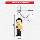 [TEACHER'S DAY 2026] Teacher Name Acrylic Keychain (10 SETS) (Nationwide Delivery)
