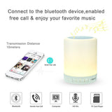 Personalized Multifunctional Wireless Bluetooth Touch Table Lamp Rechargeable Portable Speaker & Ultrathin Multi Card Holder with PU Leather (Nationwide Delivery)