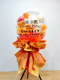 Jumbo Balloon Opening Stand | Navy Blue Gold (Klang Valley Delivery)