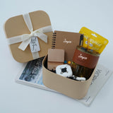 Classic gift set #4( Portable Glass Cup, Notebook & pen, Phone holder, Cable USB, Granola)