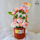 Flower Crochet Basket (Nationwide Delivery) - Mother's Day Flowers & Gifts 2026