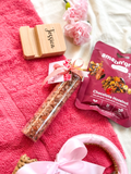 Rosé Retreat | Personalized Towel, Phone Holder, Massage Comb, Bath Salt And Netted Bag (Klang Valley Delivery)