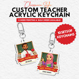 [TEACHER'S DAY 2026] Classroom Teacher Name Acrylic Keychain (10 SETS) (Nationwide Delivery)