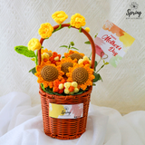 Flower Crochet Basket (Nationwide Delivery) - Mother's Day Flowers & Gifts 2026