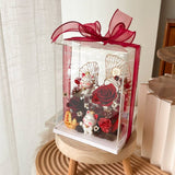 Nellie Preserved Flower Acrylic Box (Preserved Flower) | (Klang Valley Delivery)