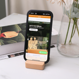 Personalised Name Engraved Wooden Phone Stand (2 Sets) [Nationwide Delivery]