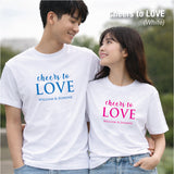 Personalised Couple T-shirt (Nationwide Delivery)