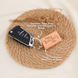 [TEACHER'S DAY 2026] Personalised Maple Wooden Name Keychain (10 Sets) (Nationwide delivery)