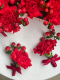 Corporate Red Carnation Corsage