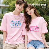 Personalised Couple T-shirt (Nationwide Delivery)