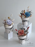Scentales Dainty Floral Corner Preserved & Dried Flower Pot (Klang Valley Delivery)