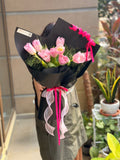 Pink Noir Tulip Bouquet