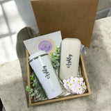 Personalised Self Stirring Thermos Bottle & Mini Umbrella with Casing
