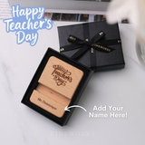 Personalised Name Engraved Wooden Phone Stand (2 Sets) [Nationwide Delivery]