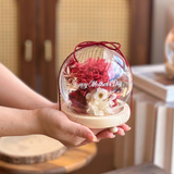 Gillan Preserved Carnation Globe (Klang Valley Delivery Only)