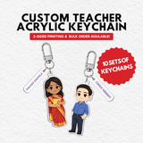 [TEACHER'S DAY 2026] Teacher Name Acrylic Keychain (10 SETS) (Nationwide Delivery)