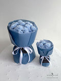 Scentales Soap Carnation Flower Bouquet (Ice Blue) (Klang Valley Delivery)