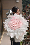 Blush Heart Soap Flower Dôme