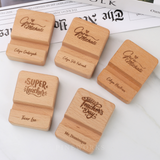 Personalised Name Engraved Wooden Phone Stand (2 Sets) [Nationwide Delivery]