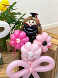 Graduation Balloon Bouquet - Doll Series | (Klang Valley Delivery Only)