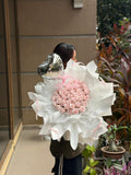 Blush Heart Soap Flower Dôme