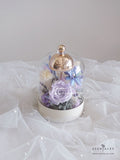 Scentales Violette Opaline Bell Jar Lamp (Mom I Love You) (Klang Valley Delivery)