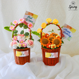 Flower Crochet Basket (Klang Valley Delivery Only) - Mother's Day Flowers & Gifts 2026