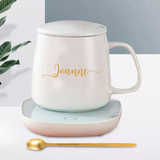Personalised Mug with Lid & Spoon and Warmer Pad (Nationwide Delivery) - Father's Day Flowers & Gifts 2026