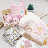 Angeliz Lovely Beginner Wooden Box 10pcs Set - Pink (Klang Valley Delivery Only)