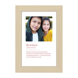 Personalised Photo Frame - for Brother with Photo