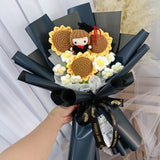 Graduation Gift – Crochet Flower Knitted Wool Bouquet for Birthday, Teacher, Friend | TTEEN GIFT