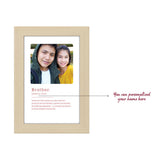 Personalised Photo Frame - for Brother with Photo