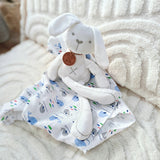 Angeliz Pa&Ma Bunny Toothbox Memory Basket 8pcs Set - Blue (Nationwide Delivery)