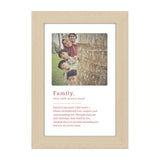 Personalised Photo Frame - for Family with Photo