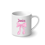 Personalised Printed Mug - Pink Ribbon