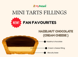 Mini Hazelnut Chocolate Cream Cheese Tarts