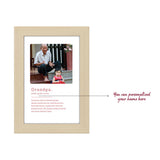 Personalised Photo Frame - for Grandpa with Photo