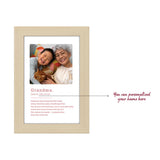Personalised Photo Frame - for Grandma with Photo