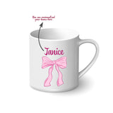 Personalised Printed Mug - Pink Ribbon