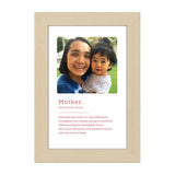 Personalised Photo Frame - for Mother with Photo