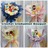 Graduation Gift – Crochet Flower Knitted Wool Bouquet for Birthday, Teacher, Friend | TTEEN GIFT