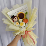 Graduation Gift – Crochet Flower Knitted Wool Bouquet for Birthday, Teacher, Friend | TTEEN GIFT