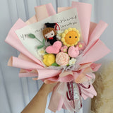 Graduation Gift – Crochet Flower Knitted Wool Bouquet for Birthday, Teacher, Friend | TTEEN GIFT