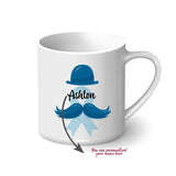 Personalised Printed Mug - Blue Hat