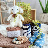 Angeliz Lovely Sheep Wooden Box 8pcs Set - Blue(Nationwide Delivery)