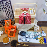 Mid-Autumn Moon Gazing Tea Gift Basket | 赏月茶韵礼篮 (Klang Valley Delivery)  - Mooncake Festival 2026 - Customised Add Ons