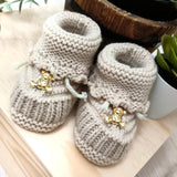 Angeliz Knitted Brown Wooden Box 10pcs Set-Neutral(Nationwide Delivery)