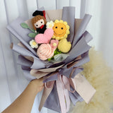 Graduation Gift – Crochet Flower Knitted Wool Bouquet for Birthday, Teacher, Friend | TTEEN GIFT
