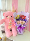 Chocolate Bouquet With Teddy (Penang Delivery only)